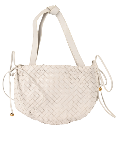 The Mini Bulb, £850, Handbags, White, Leather, Front view